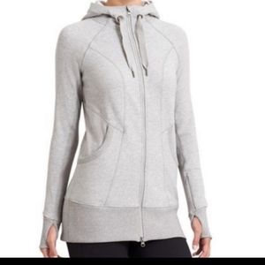 Athleta CYA Strength Full Zip Stretch Hoodie 12P Petite